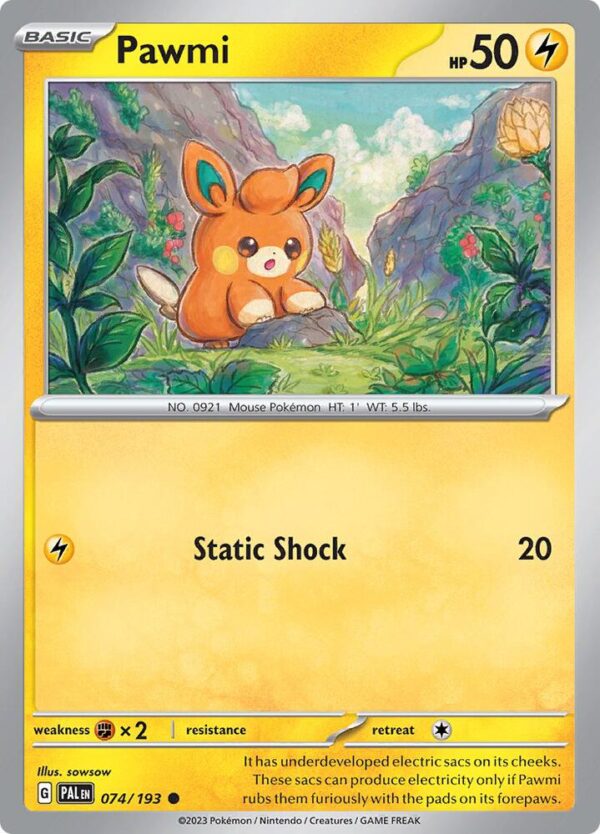 Pawmi 074/193 Normal SV02: Paldea Evolved