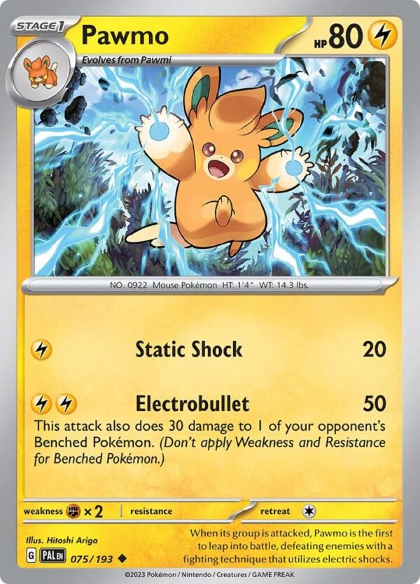 Pawmo 075/193 Normal SV02: Paldea Evolved