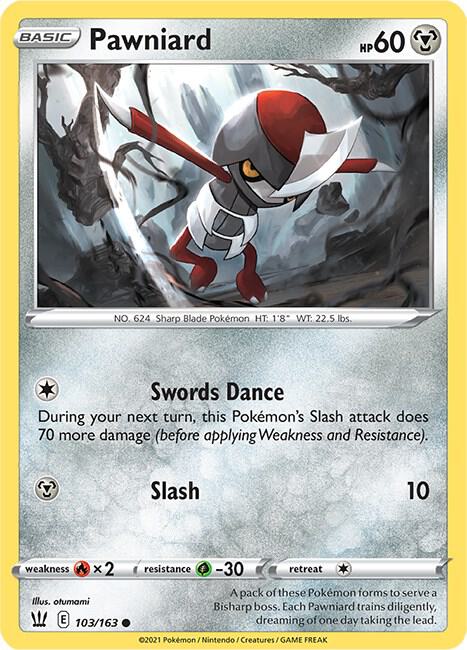 Pawniard 103/163 Normal SWSH05: Battle Styles