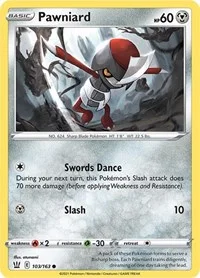 Pawniard | 103/163 | Reverse Holofoil | SWSH05: Battle Styles