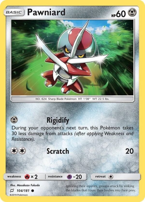 Pawniard 104/181 Normal SM – Team Up Pawniard 104/181 Normal SM – Team Up