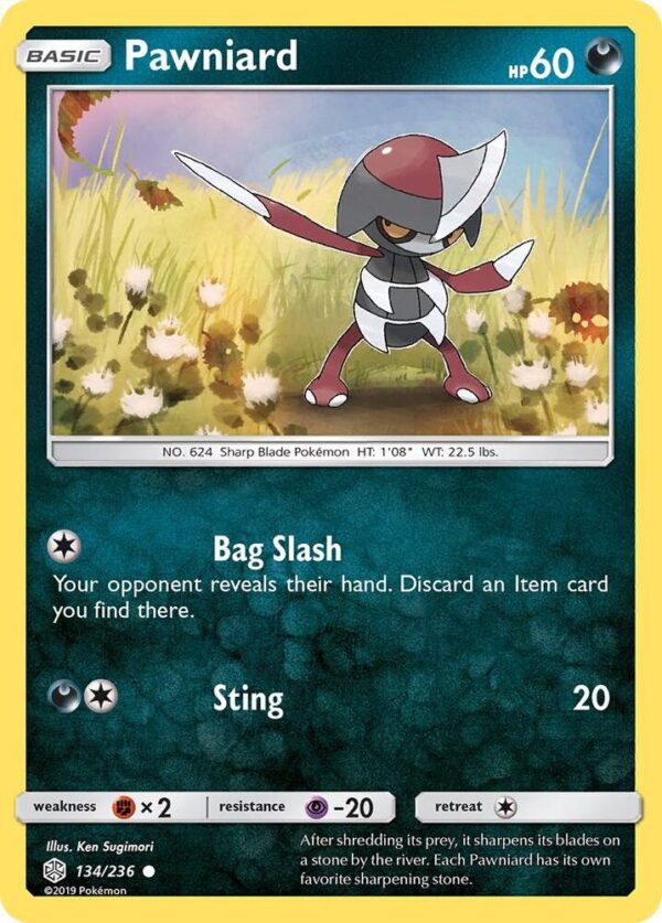Pawniard 134/236 Normal SM – Cosmic Eclipse
