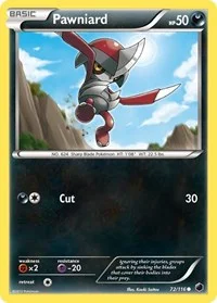Pawniard (72) | 72/116 | Reverse Holofoil | Plasma Freeze
