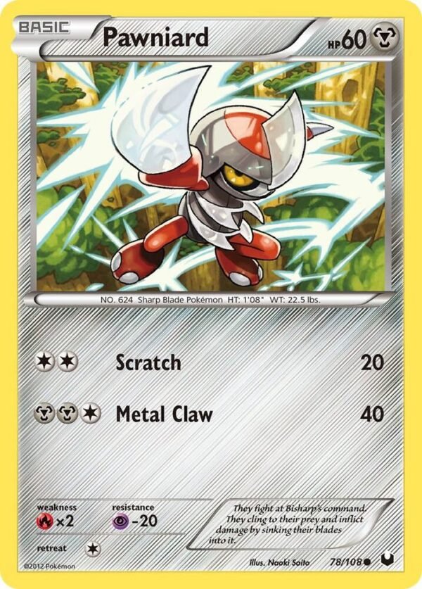 Pawniard 78/108 Reverse Holofoil Dark Explorers