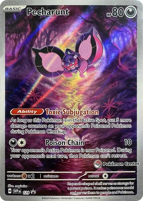 Pecharunt 129 (Pokemon Center Exclusive) Holofoil SV: Scarlet & Violet Promo Cards
