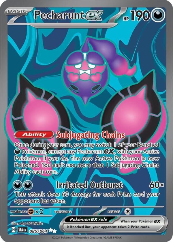 Pecharunt ex 085/064 Holofoil SV: Shrouded Fable Pecharunt ex 085/064 Holofoil SV: Shrouded Fable