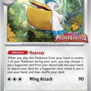Pelipper 022 (Prerelease) Holofoil SV: Scarlet & Violet Promo Cards