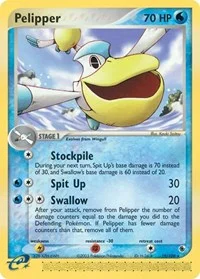 Pelipper | 19/109 | Reverse Holofoil | Ruby and Sapphire