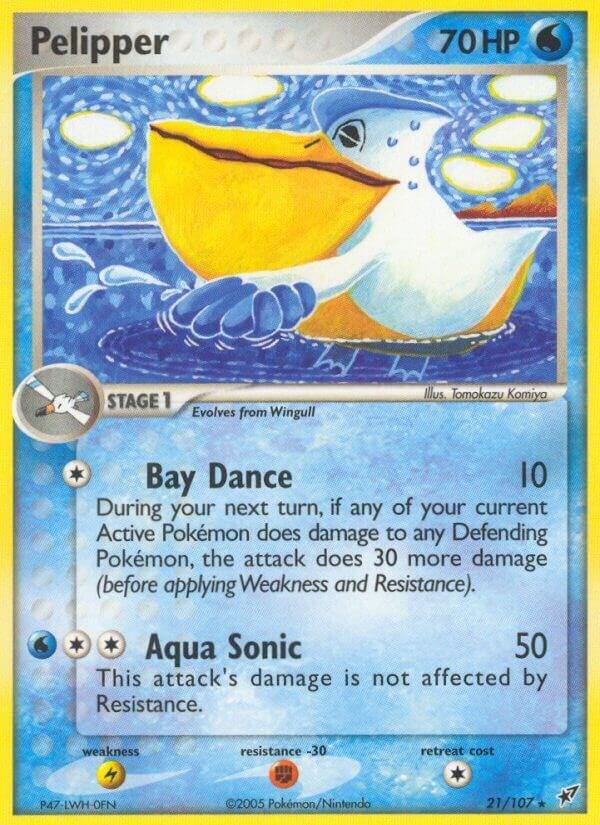 Pelipper 21/107 Reverse Holofoil Deoxys