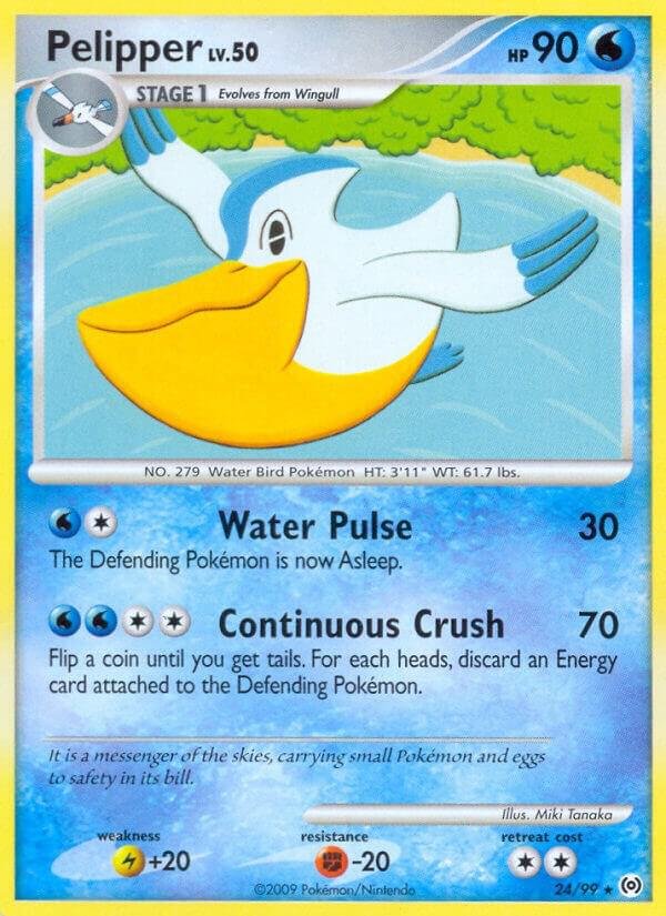 Pelipper (24) 24/99 Reverse Holofoil Arceus
