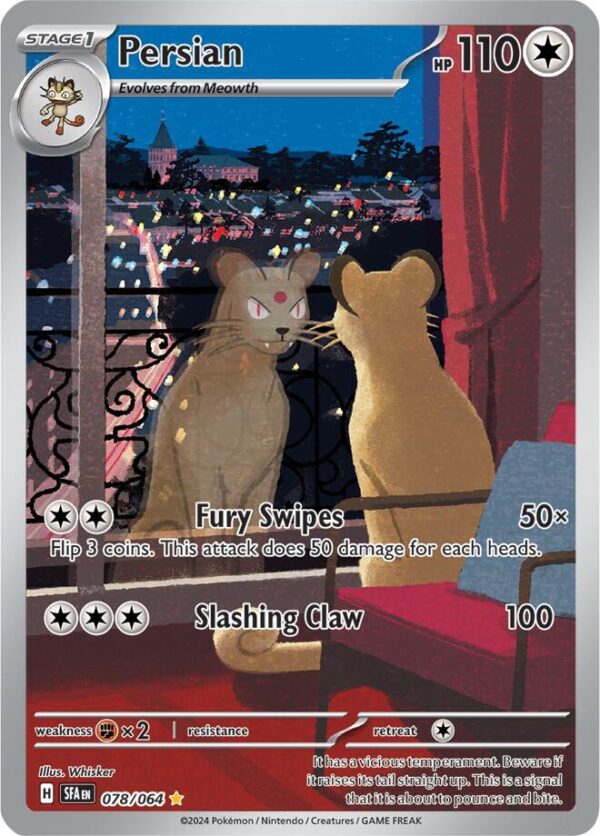 Persian 078/064 Holofoil SV: Shrouded Fable