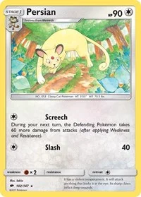Persian | 102/147 | Reverse Holofoil | SM - Burning Shadows