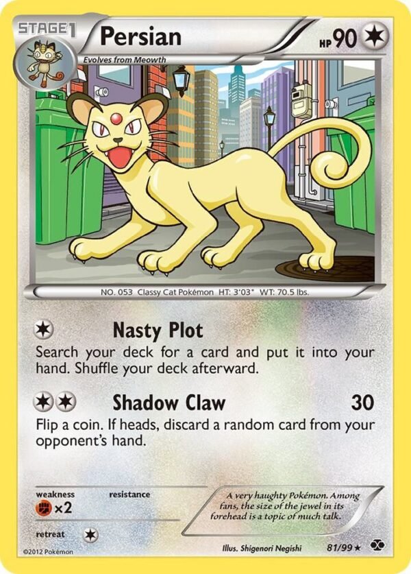 Persian 81/99 Reverse Holofoil Next Destinies