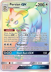 Persian GX (Secret) | 227/214 | Holofoil | SM - Unbroken Bonds