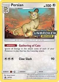 Persian | SM182 (Prerelease) | Holofoil | SM Promos