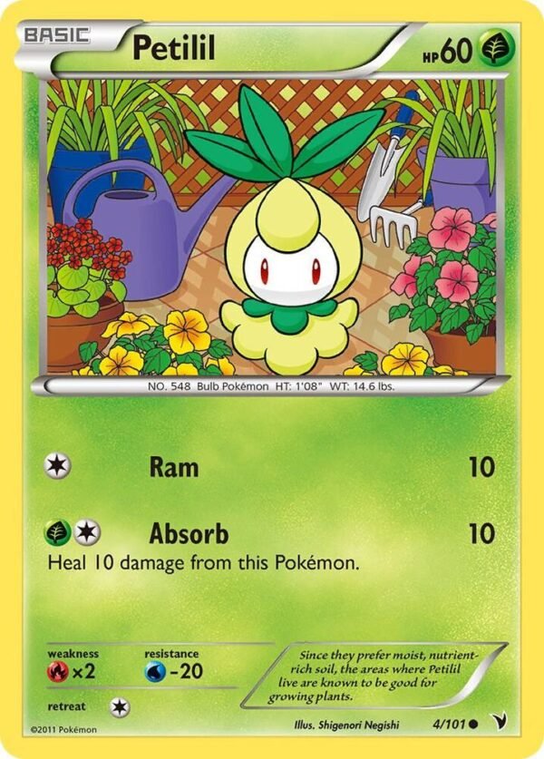 Petilil 4/101 Reverse Holofoil Noble Victories Petilil 4/101 Reverse Holofoil Noble Victories