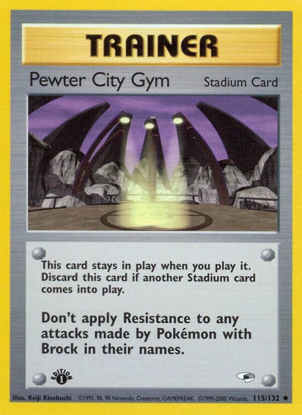 Pewter City Gym 115/132 Unlimited Gym Heroes Pewter City Gym 115/132 Unlimited Gym Heroes