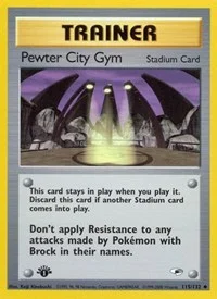 Pewter City Gym | 115/132 | Unlimited | Gym Heroes