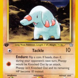 Phanpy 043/111 1st Edition Neo Genesis Phanpy 043/111 1st Edition Neo Genesis