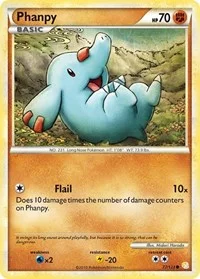 Phanpy | 77/123 | Reverse Holofoil | HeartGold SoulSilver