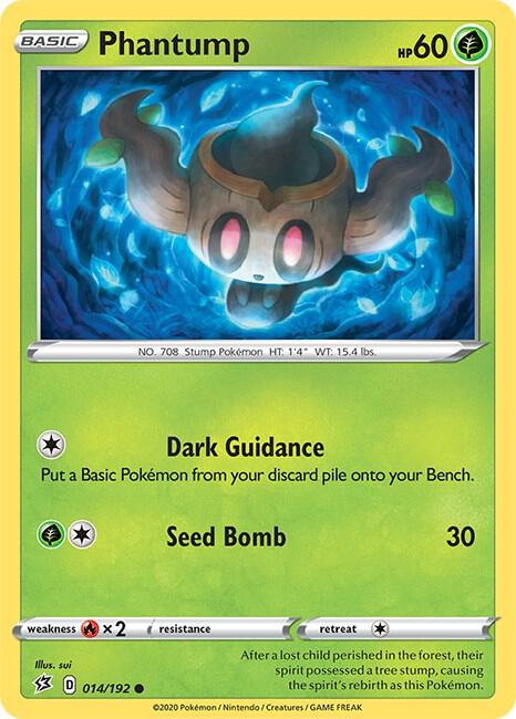 Phantump 014/192 Normal SWSH02: Rebel Clash