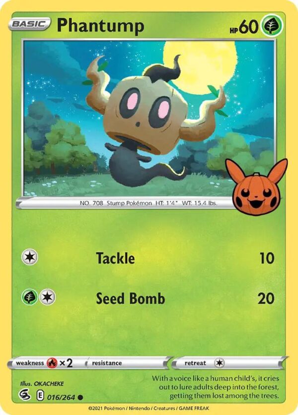 Phantump 016/264 Normal Trick or Trade BOOster Bundle