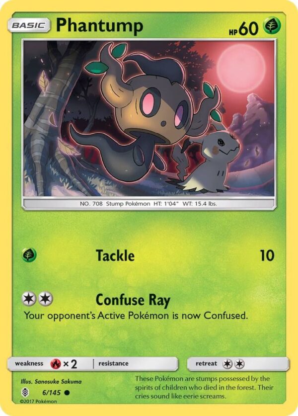Phantump 6/145 Reverse Holofoil SM – Guardians Rising