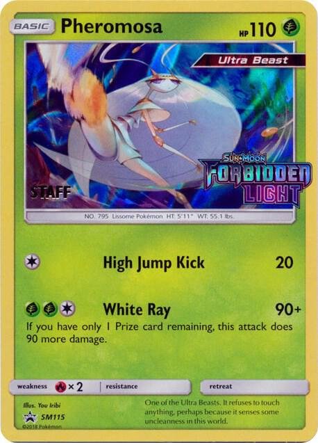 Pheromosa SM115 (Prerelease) [Staff] Holofoil SM Promos