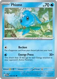 Phione | 055/167 | Reverse Holofoil | SV06: Twilight Masquerade