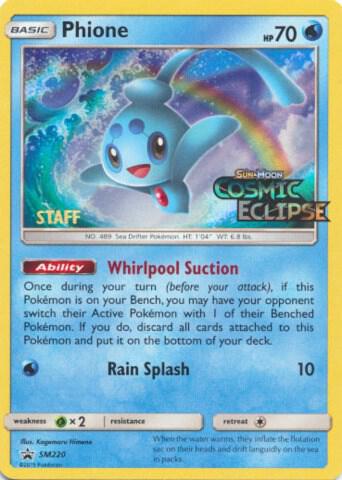 Phione SM220 (Prerelease) [Staff] Holofoil SM Promos