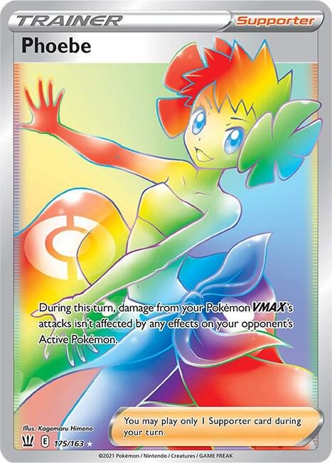Phoebe (Secret) 175/163 Holofoil SWSH05: Battle Styles