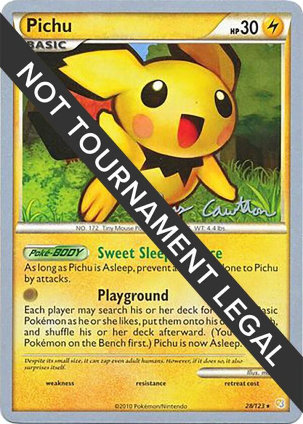 Pichu 2011 (Ross Cawthon) 28/123 Normal World Championship Decks