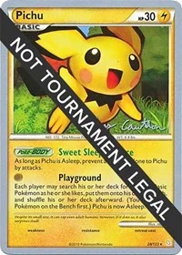 Pichu | 2011 (Ross Cawthon) | 28/123 | Normal | World Championship Decks
