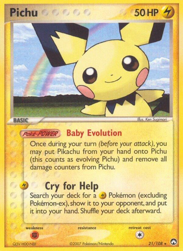 Pichu 21/108 Reverse Holofoil Power Keepers