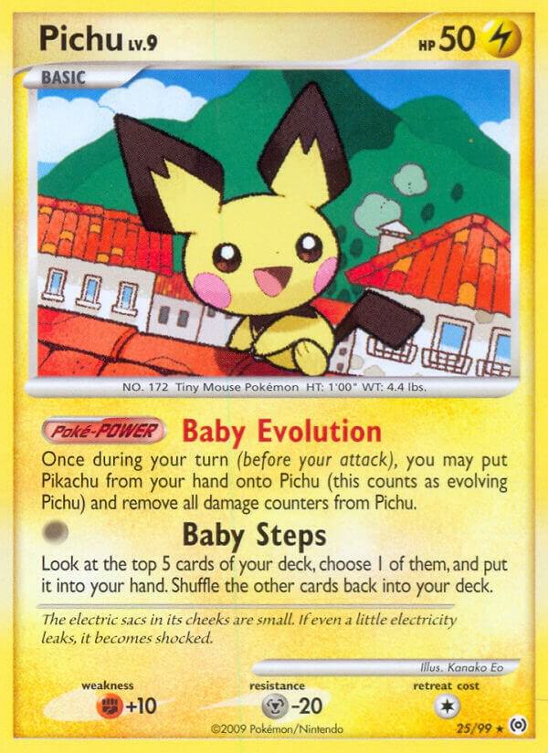 Pichu 25/99 Reverse Holofoil Arceus