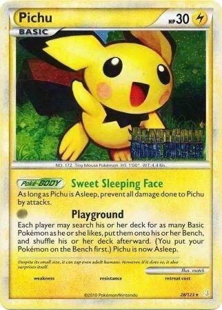 Pichu 28/123 (Prerelease) Holofoil Nintendo Promos Pichu 28/123 (Prerelease) Holofoil Nintendo Promos