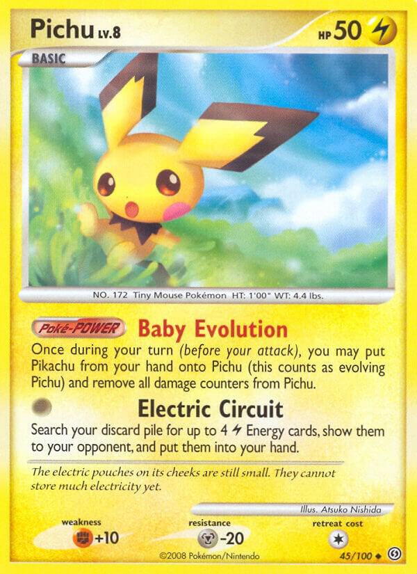 Pichu 45/100 Normal Stormfront