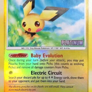 Pichu 45/106 [Platinum] 045/100 Reverse Holofoil Burger King Promos