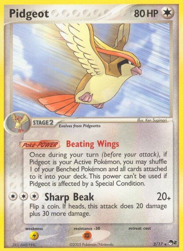 Pidgeot 002/017 Normal POP Series 2 Pidgeot 002/017 Normal POP Series 2
