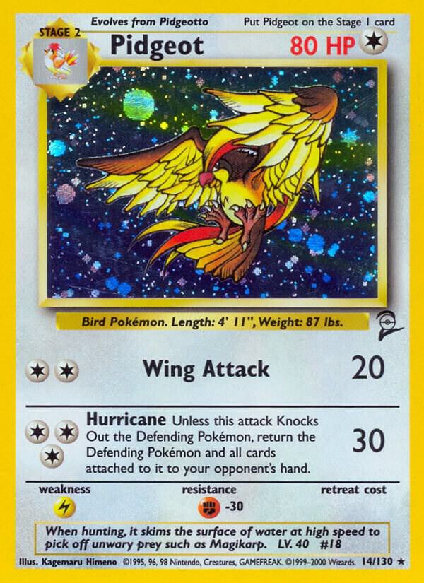 Pidgeot 014/130 Holofoil Base Set 2 Pidgeot 014/130 Holofoil Base Set 2
