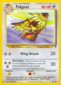 Pidgeot | 033/110 | Normal | Legendary Collection