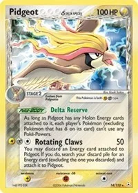 Pidgeot (Delta Species) | 14/110 | Reverse Holofoil | Holon Phantoms