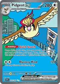 Pidgeot ex | 225/197 | Holofoil | SV03: Obsidian Flames