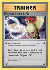 Pidgeot Spirit Link | 81/108 | Reverse Holofoil | XY - Evolutions Pidgeot Spirit Link | 81/108 | Reverse Holofoil | XY - Evolutions