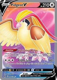 Pidgeot V (Full Art) | 188/196 | Holofoil | SWSH11: Lost Origin