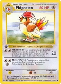 Pidgeotto | 022/102 | Unlimited | Base Set (Shadowless)