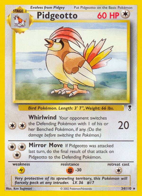 Pidgeotto 034/110 Normal Legendary Collection