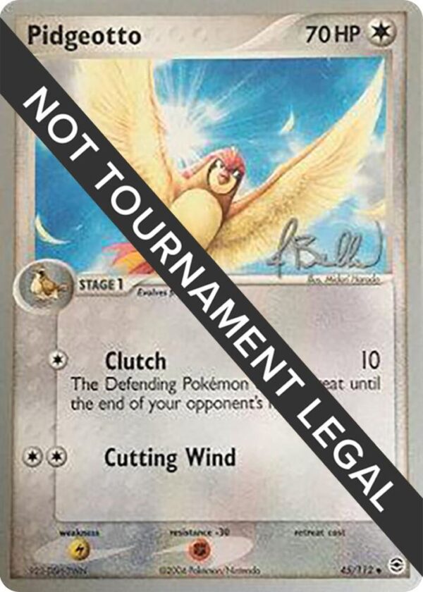 Pidgeotto 2006 (Jimmy Ballard) 45/112 Normal World Championship Decks