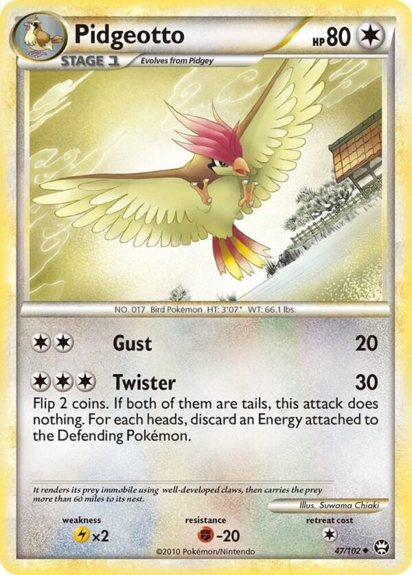 Pidgeotto 47/102 Normal Triumphant Pidgeotto 47/102 Normal Triumphant