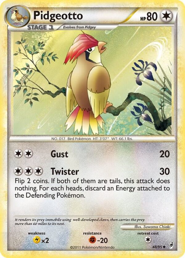 Pidgeotto 48/95 Normal Call of Legends Pidgeotto 48/95 Normal Call of Legends